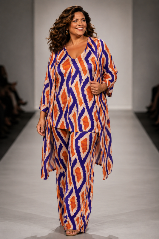 Kimono SAONA estampado Sahara