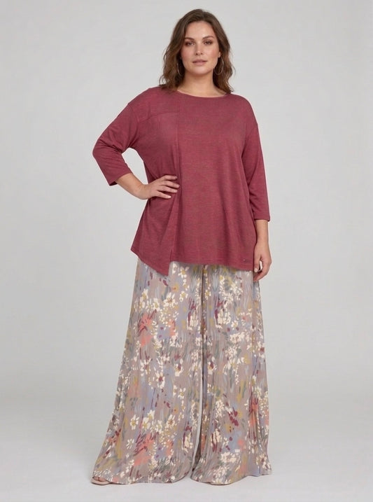 Top Evasé RAQUEL Modal Grana