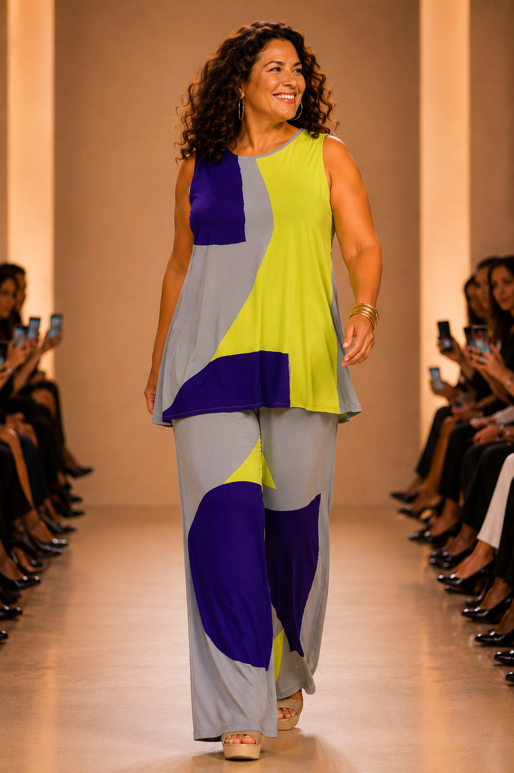 Pantalón MANOLITA Básico Artwork Morado