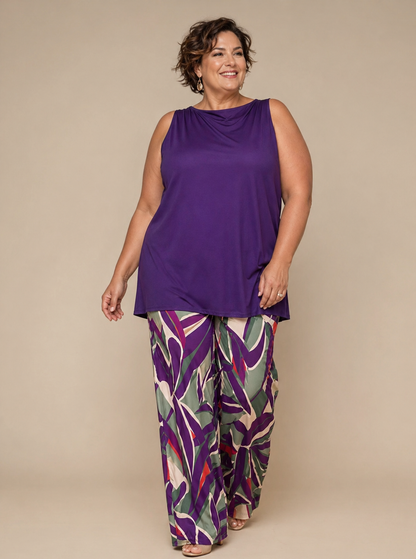 MANOLITA Basic Crepe Trousers Black