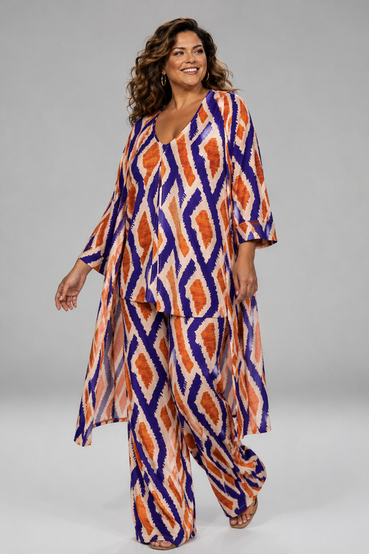 Kimono SAONA estampado Sahara