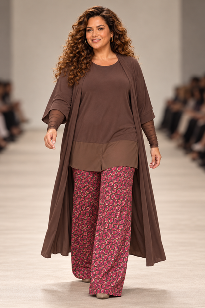 PREVENTA · Pantalón MANOLITA OLA Estampado Moras · Envío 2/11/26