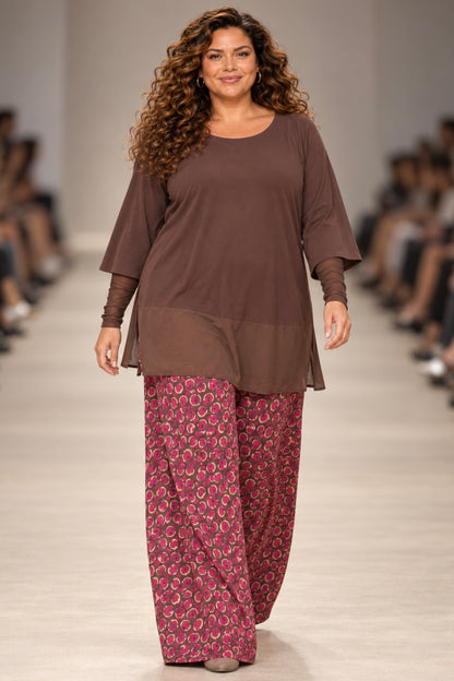 PREVENTA · Pantalón MANOLITA OLA Estampado Moras · Envío 2/11/26