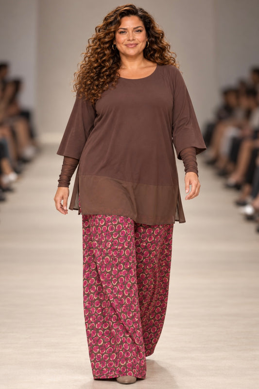 PREVENTA · Pantalón MANOLITA OLA Estampado Moras · Envío 2/11/26