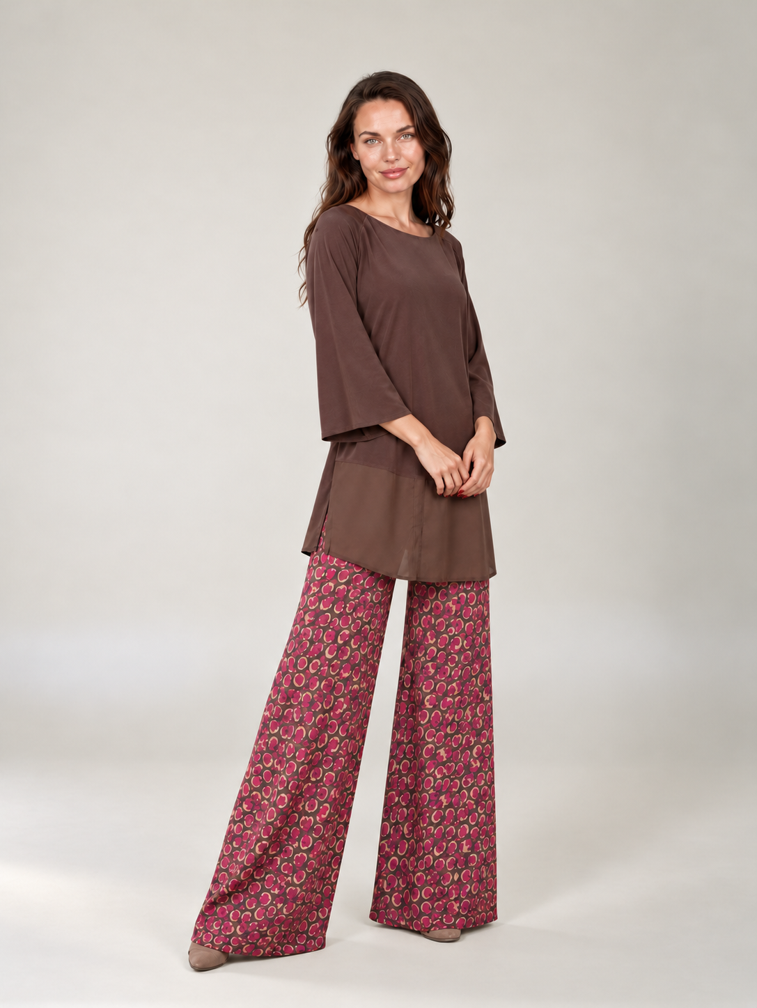PREVENTA · Pantalón MANOLITA OLA Estampado Moras · Envío 2/11/26