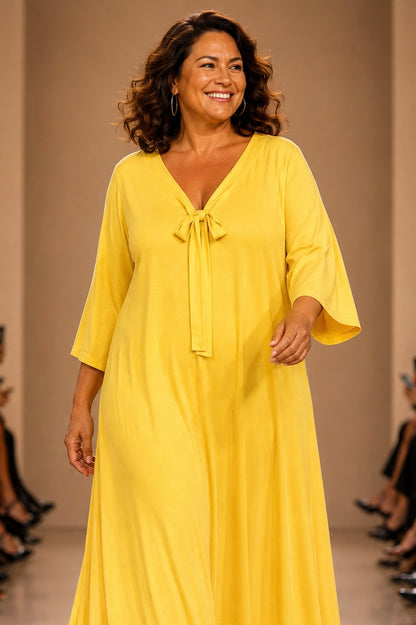 Vestido Largo GALI Amarillo