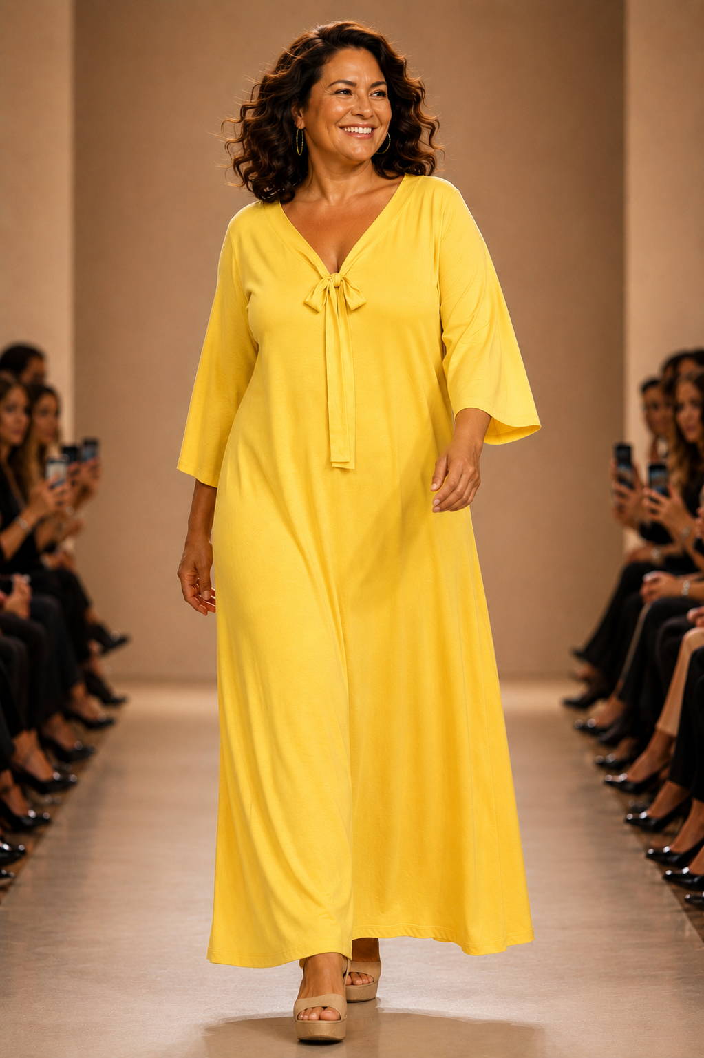 Vestido Largo GALI Amarillo