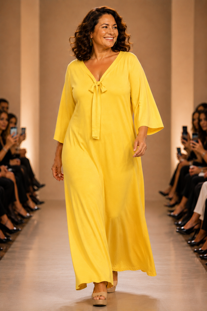 Vestido Largo GALI Amarillo