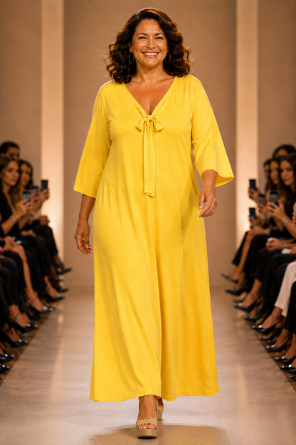 Vestido Largo GALI Amarillo