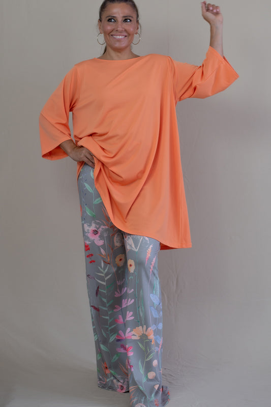 Pantalón MANOLITA de Lycra Estampada Garden