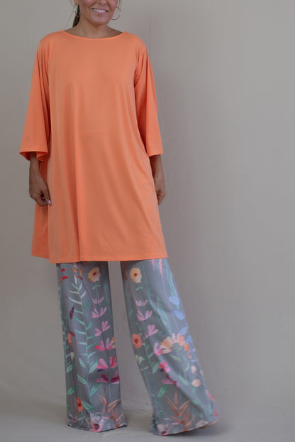 Pantalón MANOLITA de Lycra Estampada Garden