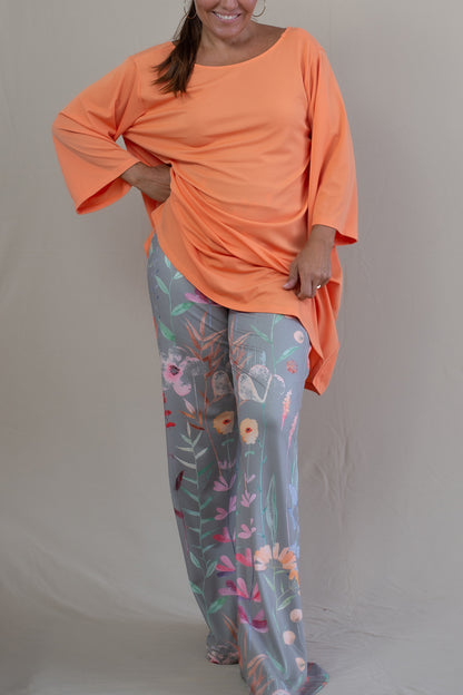 Pantalón MANOLITA de Lycra Estampada Garden