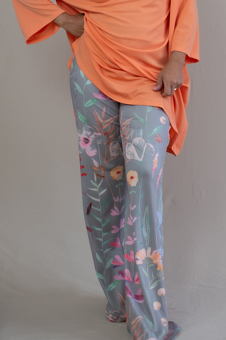 Pantalón MANOLITA de Lycra Estampada Garden