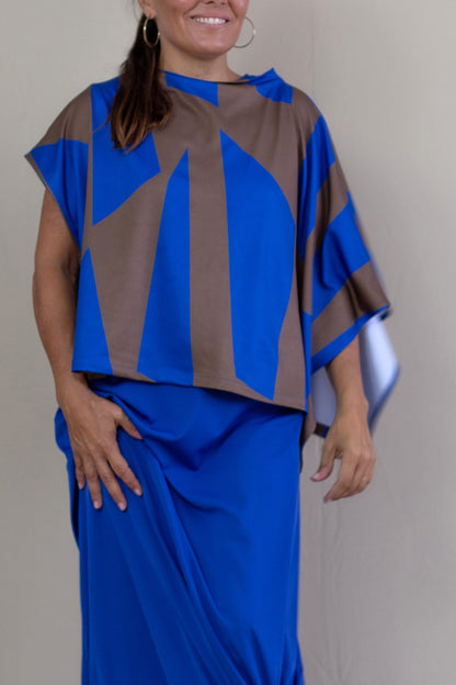 Capelina de Lycra ANE Estampada Laberinto
