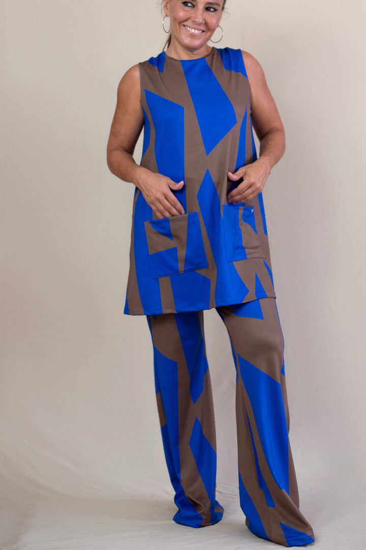 MANOLITA Rorschach Print Trousers