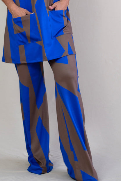MANOLITA Rorschach Print Trousers