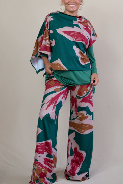 Capelina de Lycra ANE Estampada Clavel
