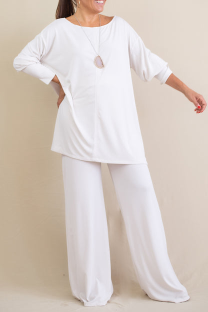Pantalón MANOLITA Crepe Hielo