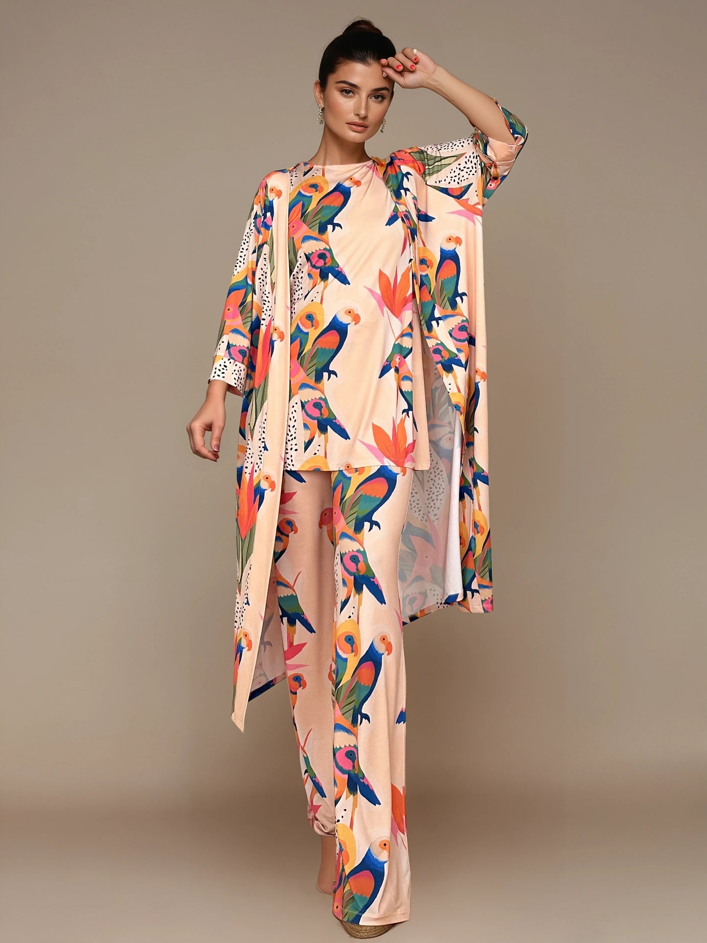Top Largo Twist NIEVES Sin Mangas Loros