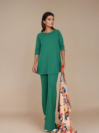 Pantalón MANOLITA Básico Esmeralda