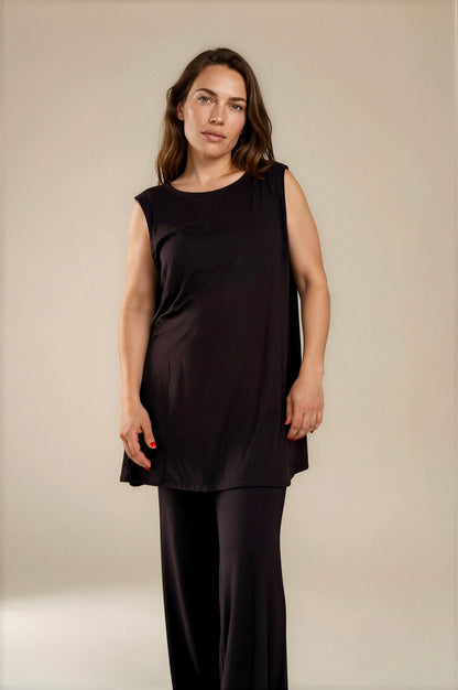 MANOLITA Trousers Geometric Curry Print