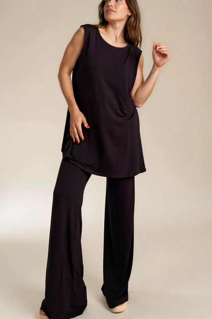 MANOLITA Trousers Geometric Curry Print