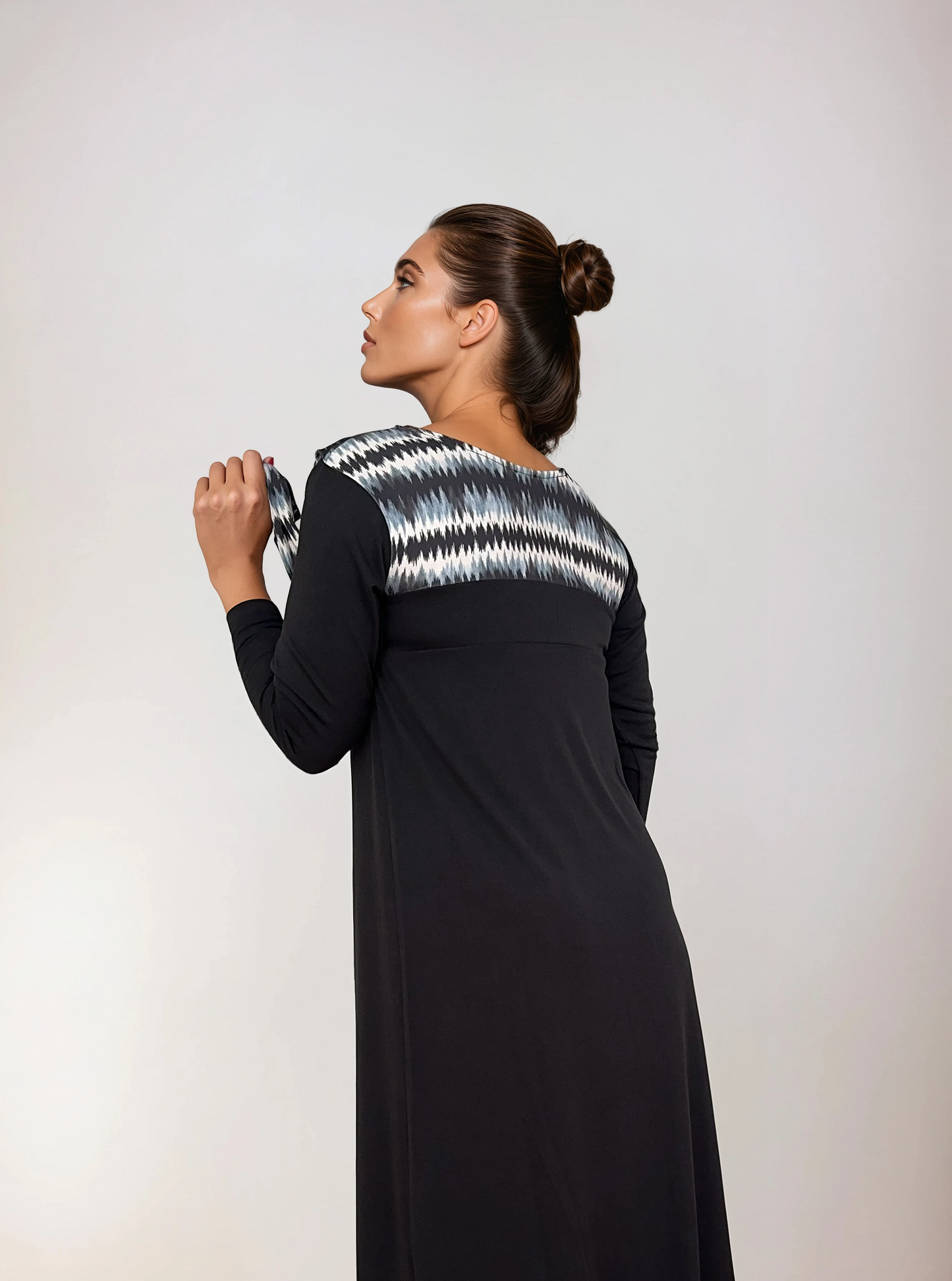 Vestido Largo LUSET estampado IKAT