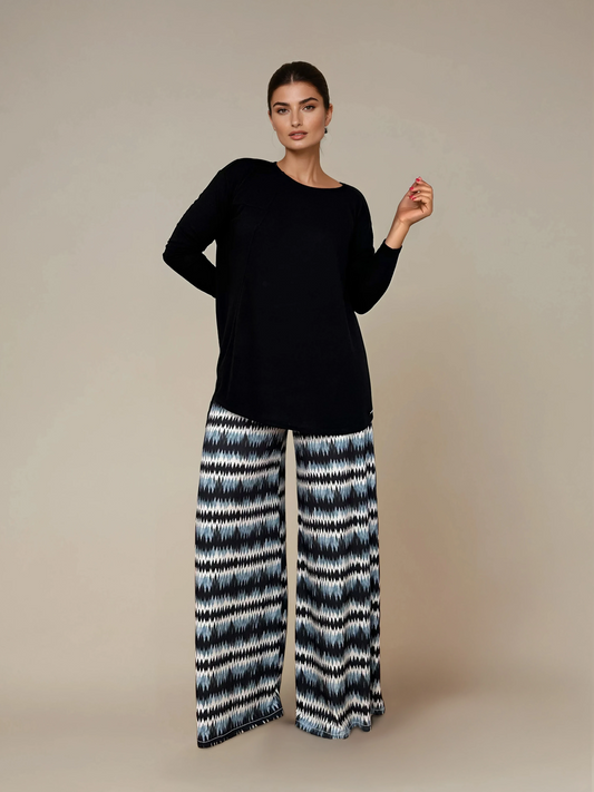 Top Evasé RAQUEL Negro