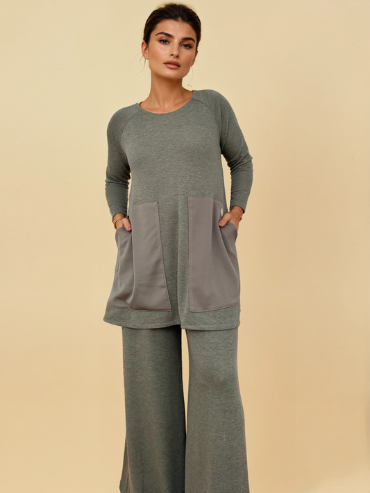 Top Evasé LOLA Verde Militar