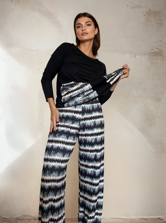 Pantalón MANOLITA Estampado Ikat