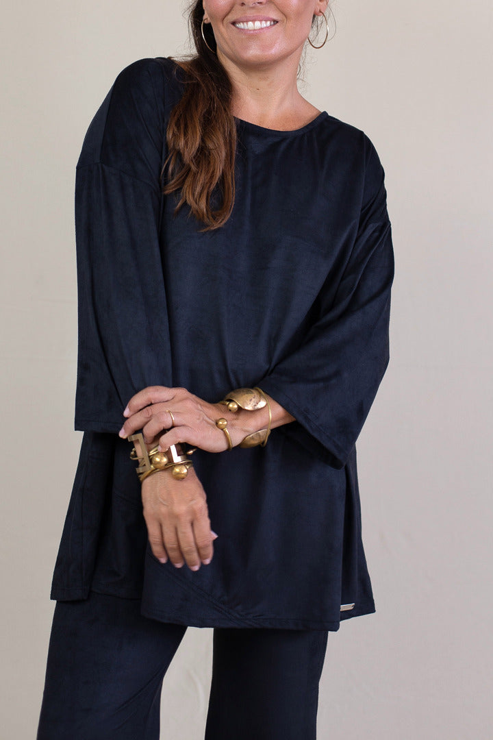 Top Recto SANDRA Antelina Negro