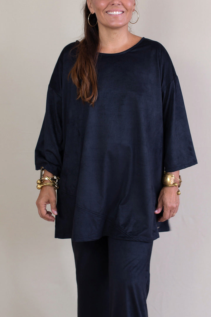 Top Recto SANDRA Antelina Negro