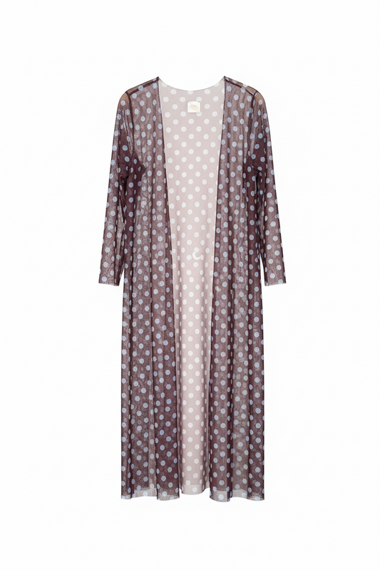 LUSET Long Dress with IKAT Print