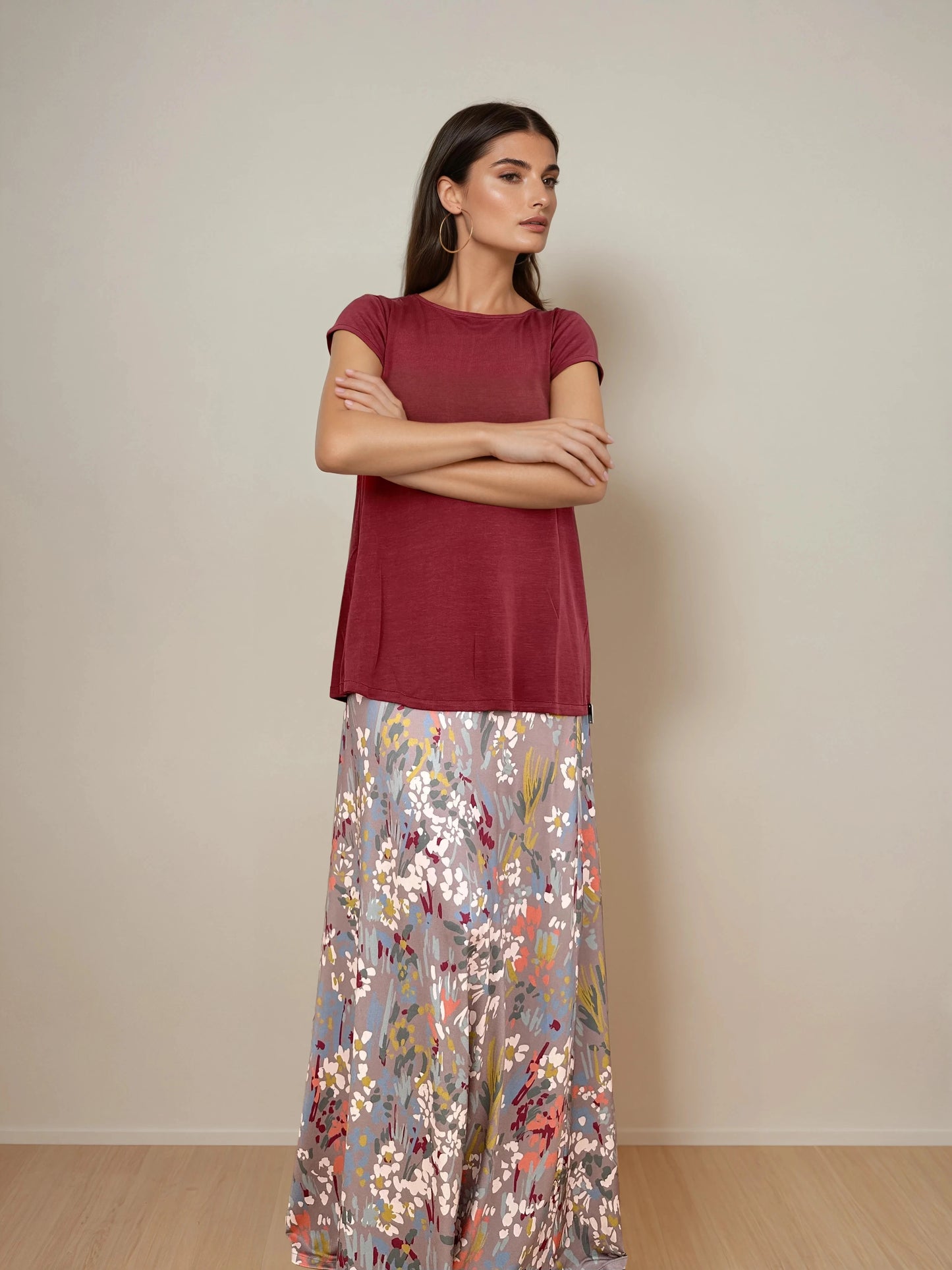 Top Evasé Manga Mini BEKA Modal Grana