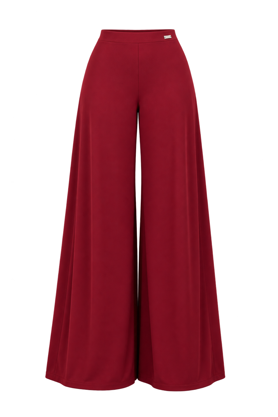 Pantalón Fluido Ancho VIRI Granate