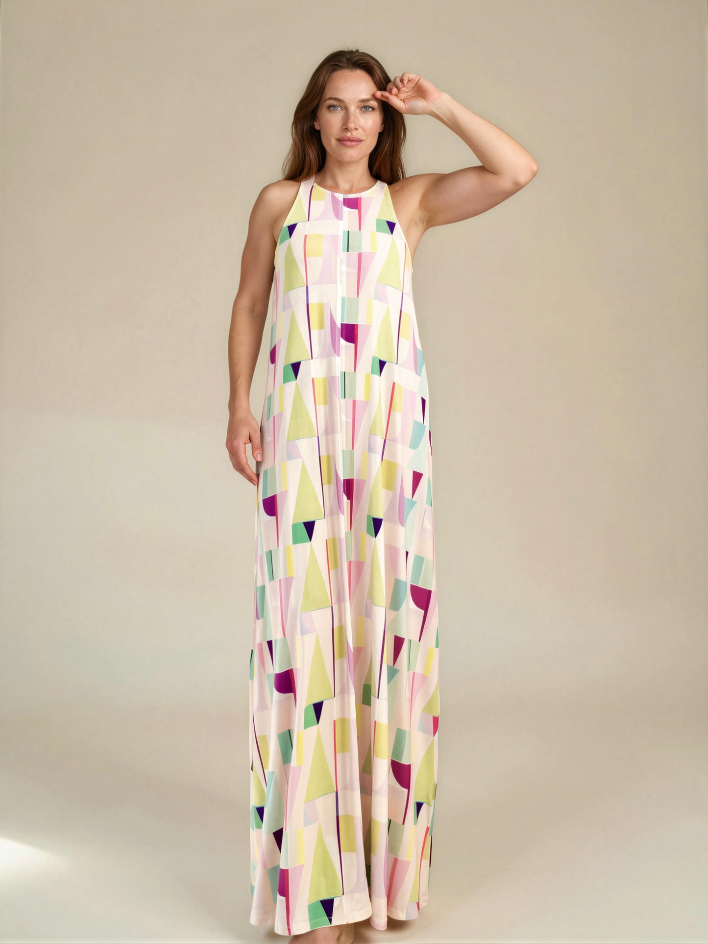 B2B Vestido Largo Escote Halter SUSI
