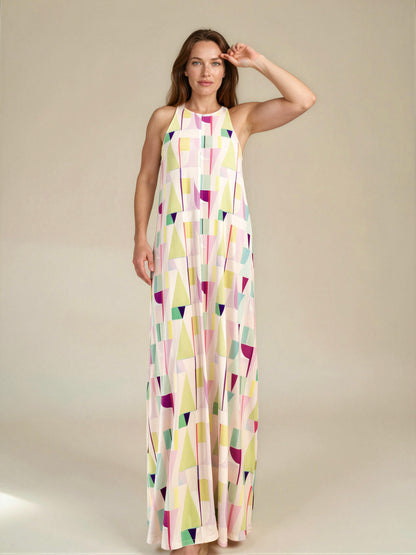 B2B Vestido Largo Escote Halter SUSI