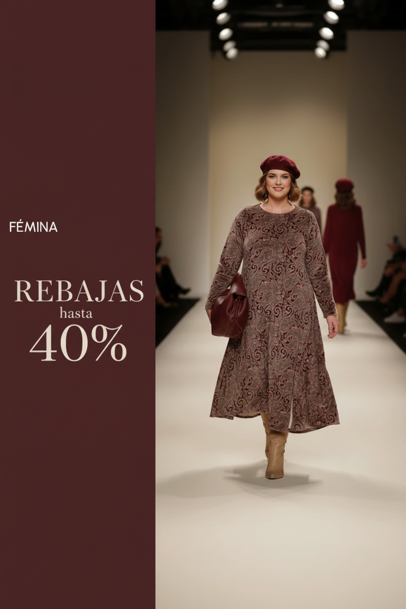 Banner móvil Rebajas hasta 40%
