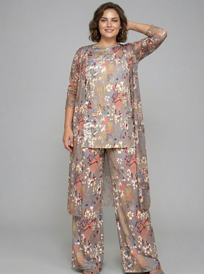 Pantalón MANOLITA Básico Estampado Botánico