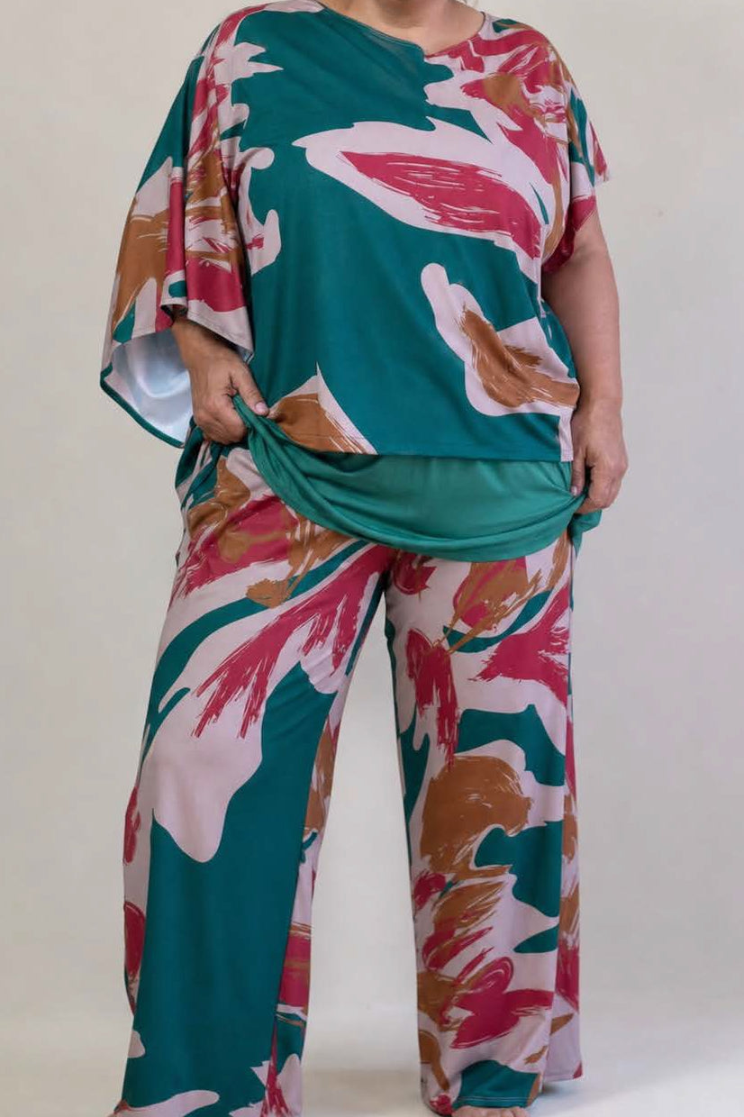Capelina de Lycra ANE Estampada Clavel