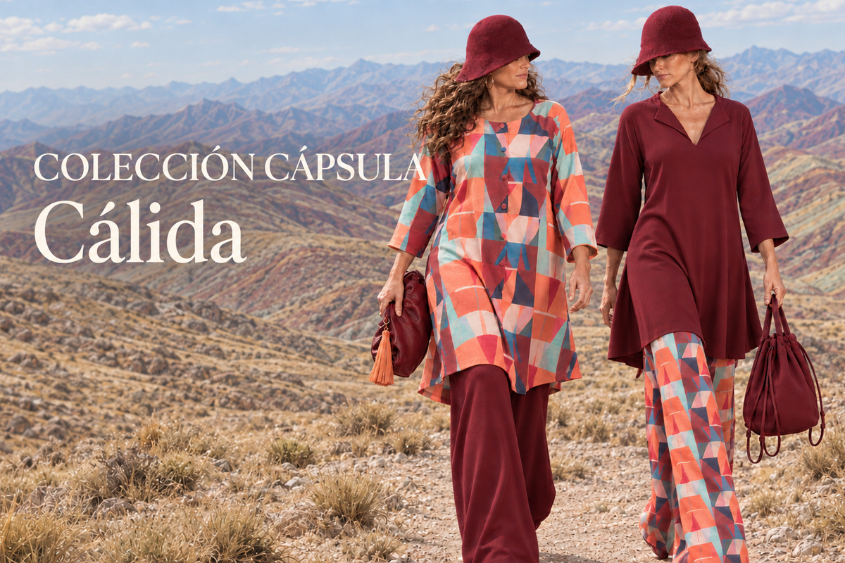 Imagen de portada con el texto COLECCIÓN CÁPSULA Cálida