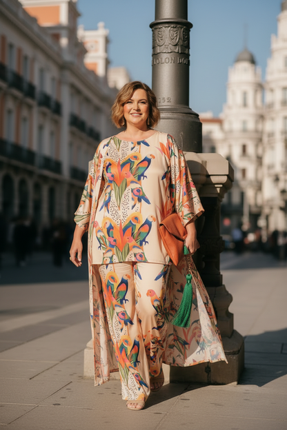 Top Largo Twist NIEVES Sin Mangas Loros