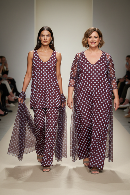 Cárdigan Ligero de Tul LULÚ Lunar Celeste Grana