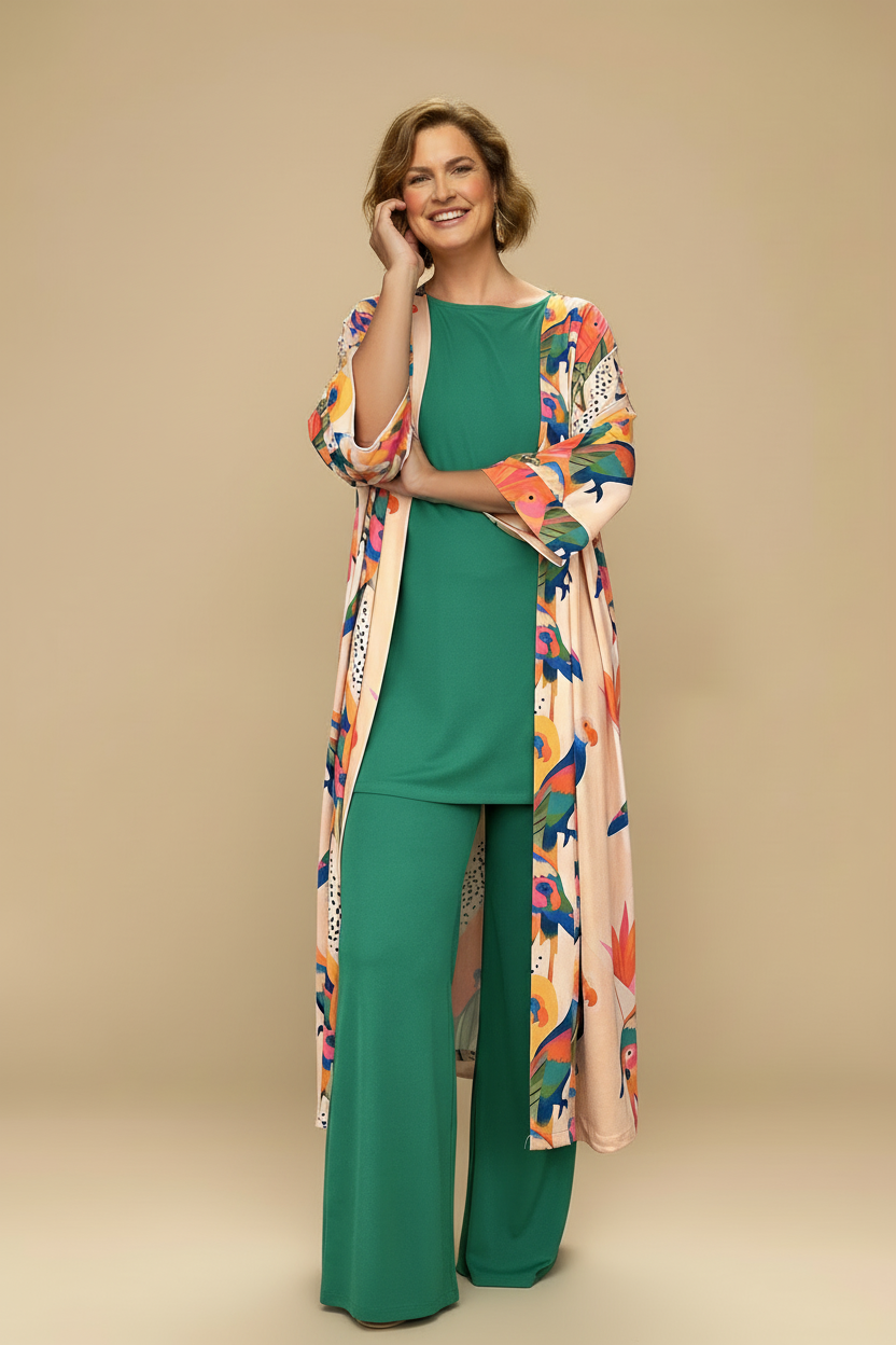 Pantalón MANOLITA Básico Esmeralda